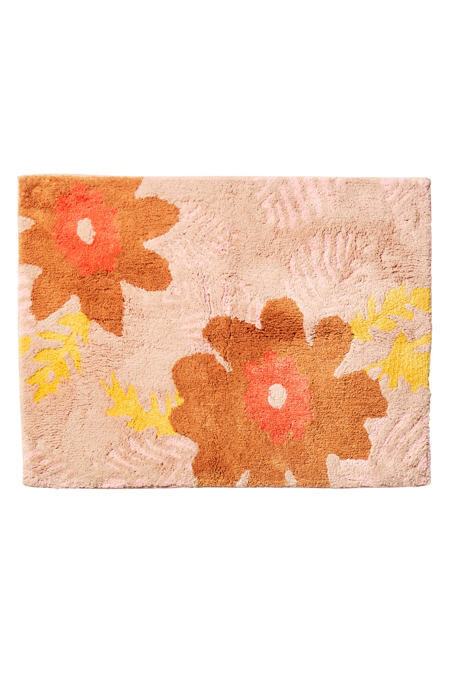 Sunset Floral Pink Bath Mat biancalorenne.co.nz