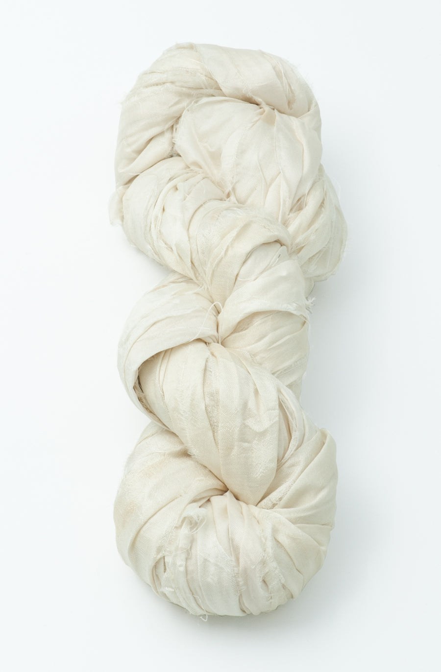 Silk Sari Ribbon - Ivory | biancalorenne.co.nz